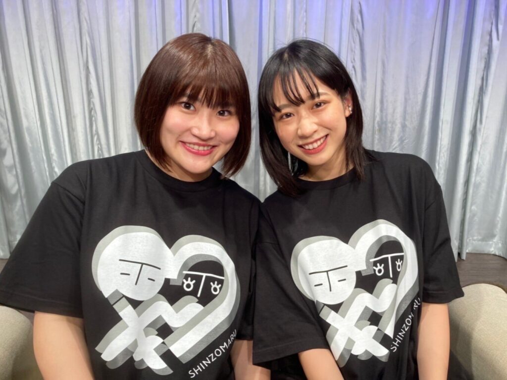 心臓丸を結成した隅田杏花と堀口紗奈の写真